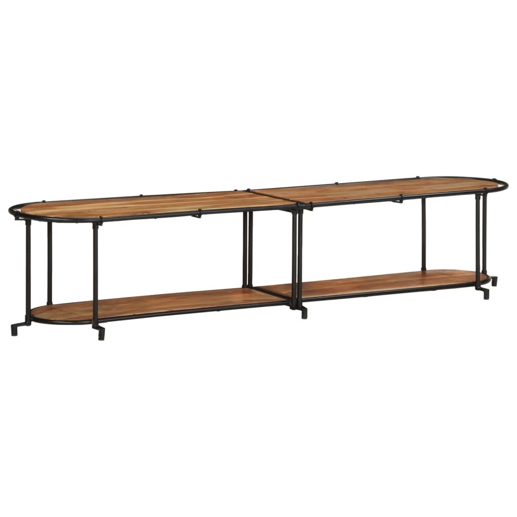 vidaXL Szafka pod TV, 200x42x40 cm, lite drewno akacjowe