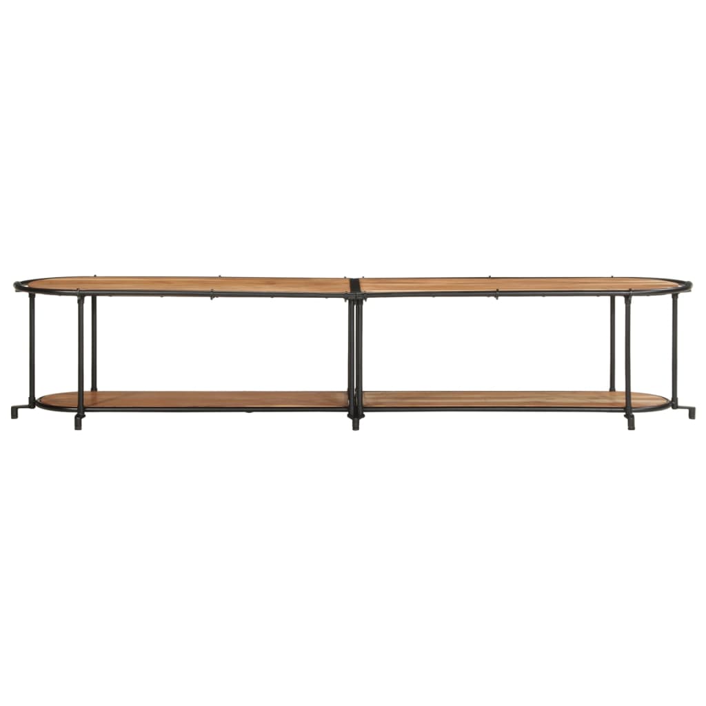 vidaXL Szafka pod TV, 200x42x40 cm, lite drewno akacjowe