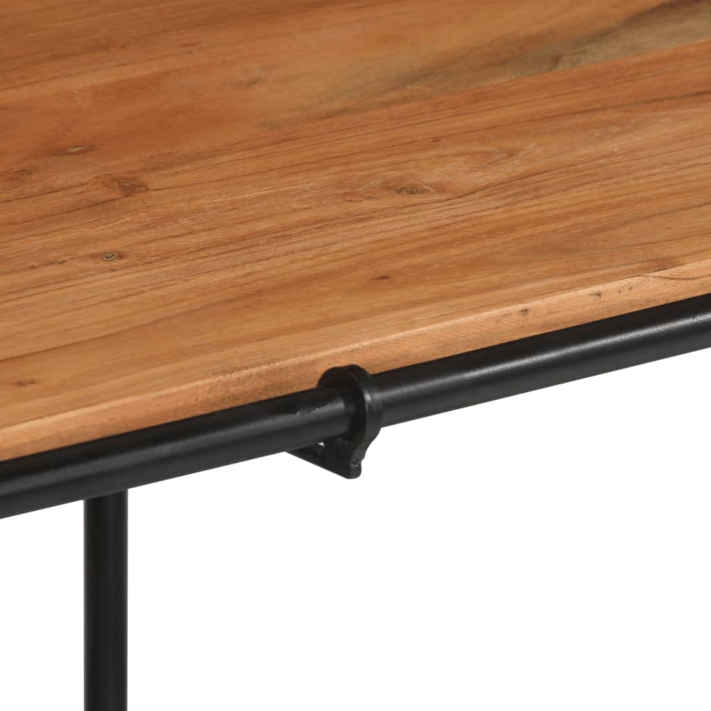 vidaXL Stolik kawowy, 110x55x40 cm, lite drewno akacjowe