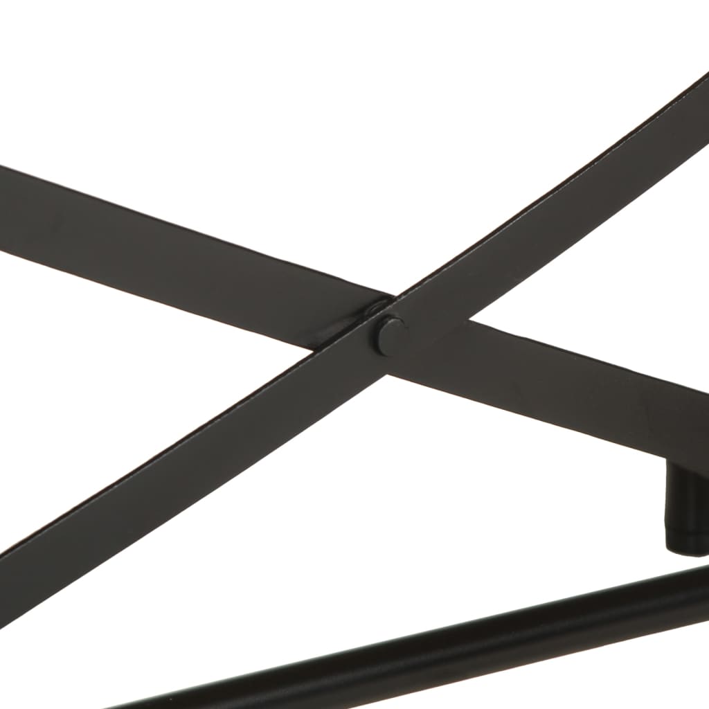 vidaXL Stolik konsolowy, 110x42x76 cm, lite surowe drewno mango