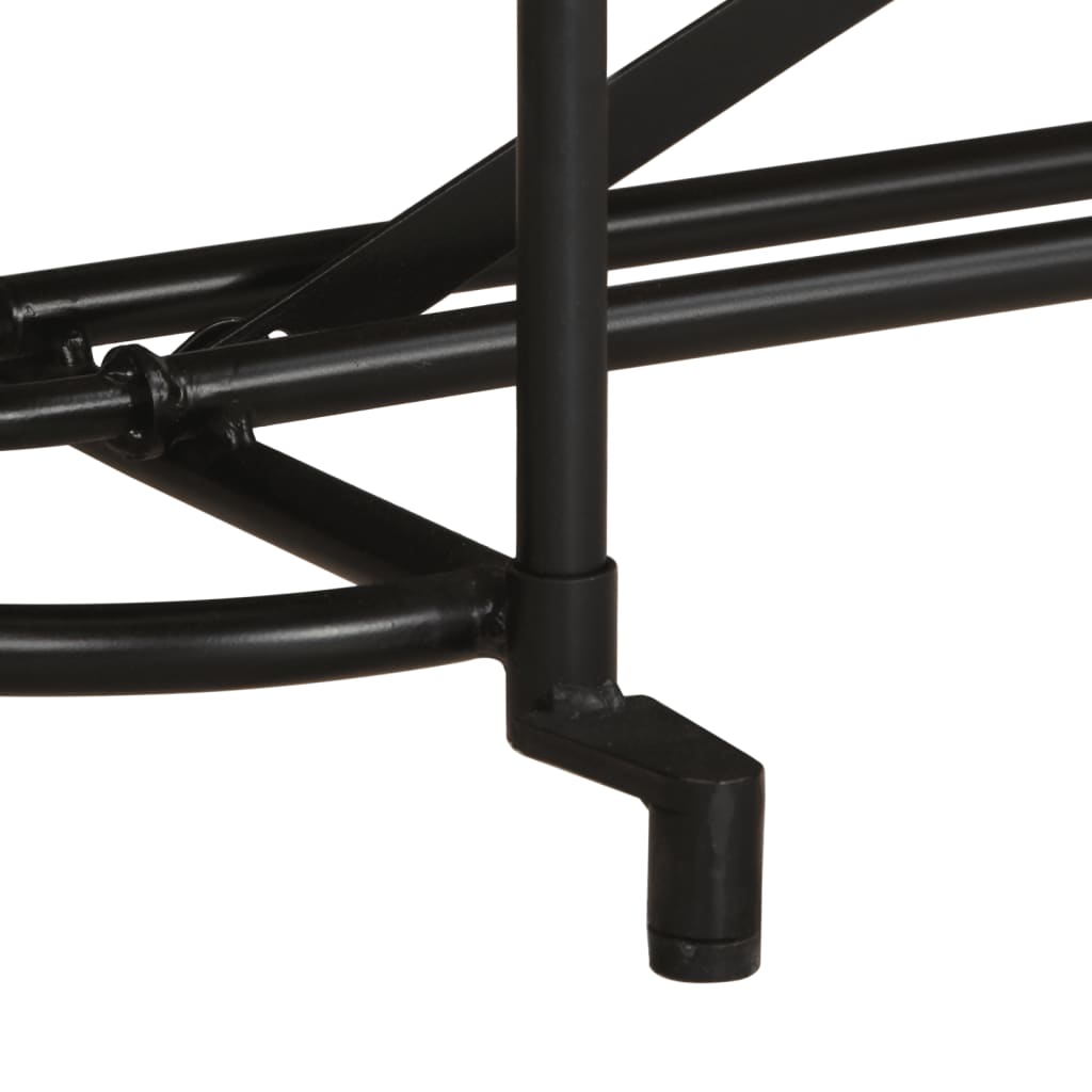 vidaXL Stolik konsolowy, 110x42x76 cm, lite surowe drewno mango