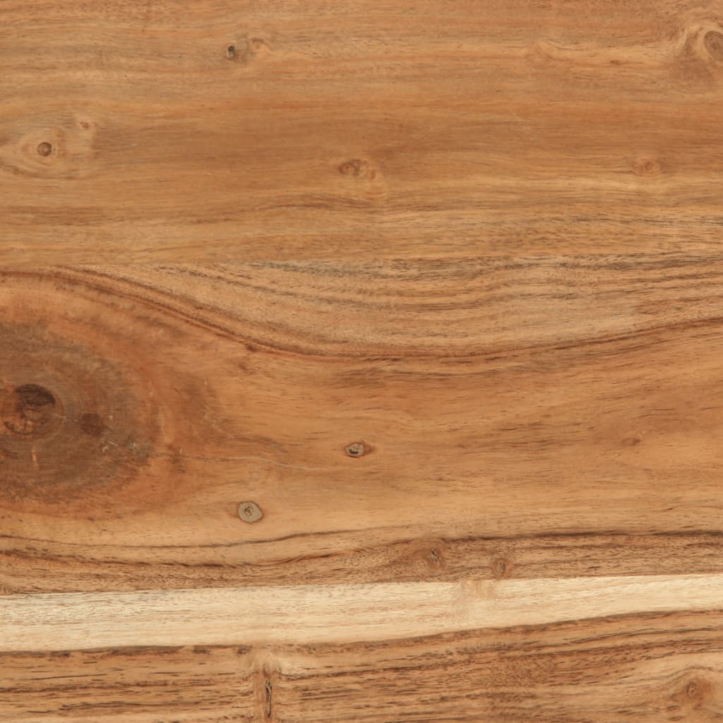 vidaXL Stolik konsolowy, 110x42x76 cm, lite drewno akacjowe