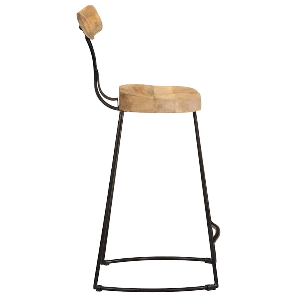 vidaXL Hokery barowe 2 szt. 49x43x88 cm Drewno lite Mango