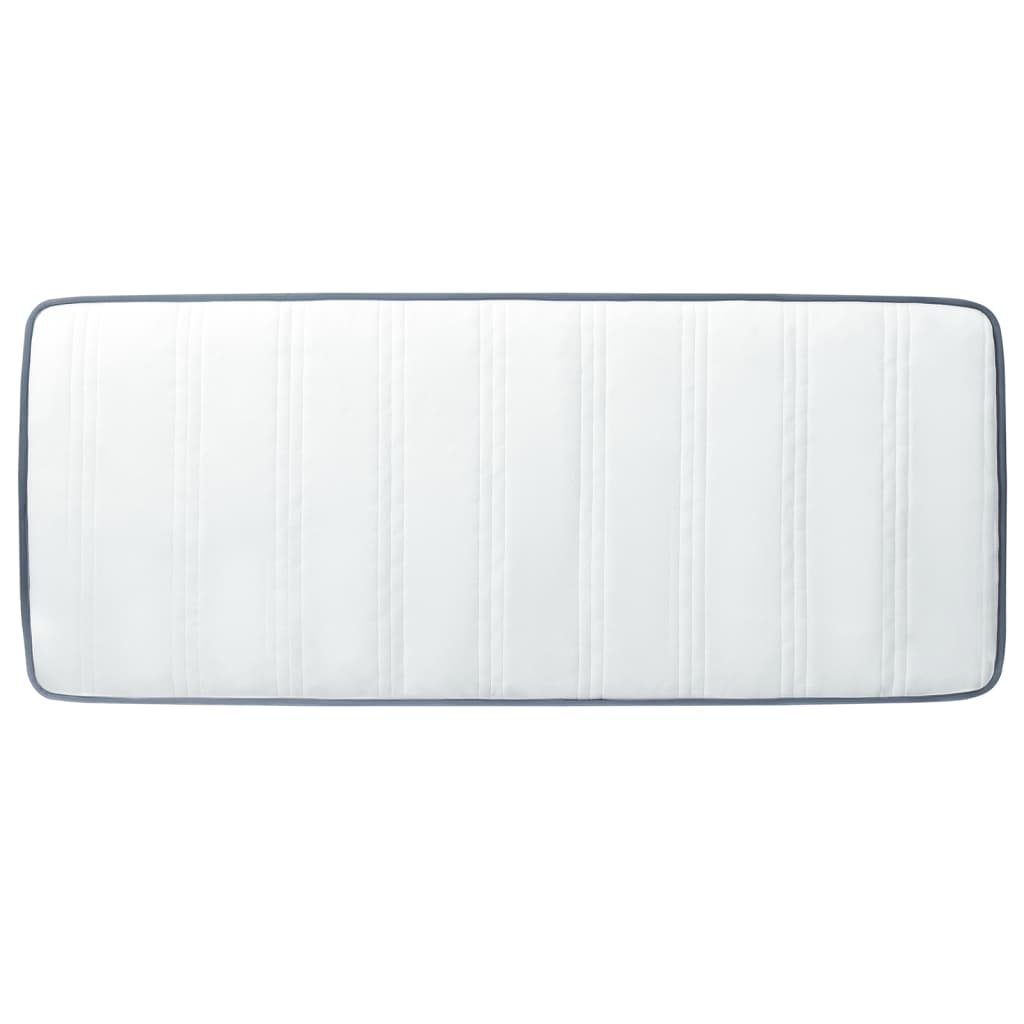 vidaXL Materac do łóżka kontynentalnego, 200x70x20 cm, średnio miękki, tkanina