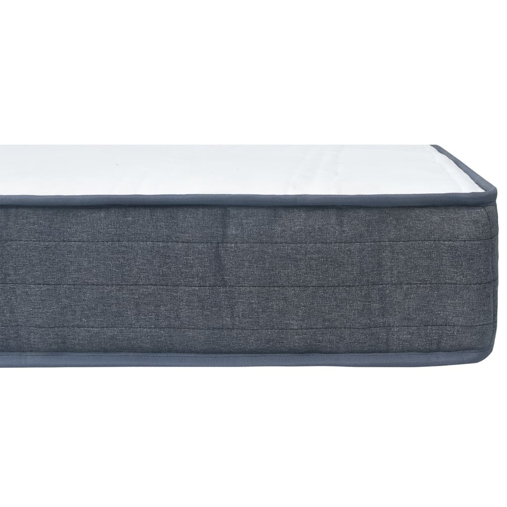 vidaXL Materac do łóżka kontynentalnego, 200x70x20 cm, średnio miękki, tkanina