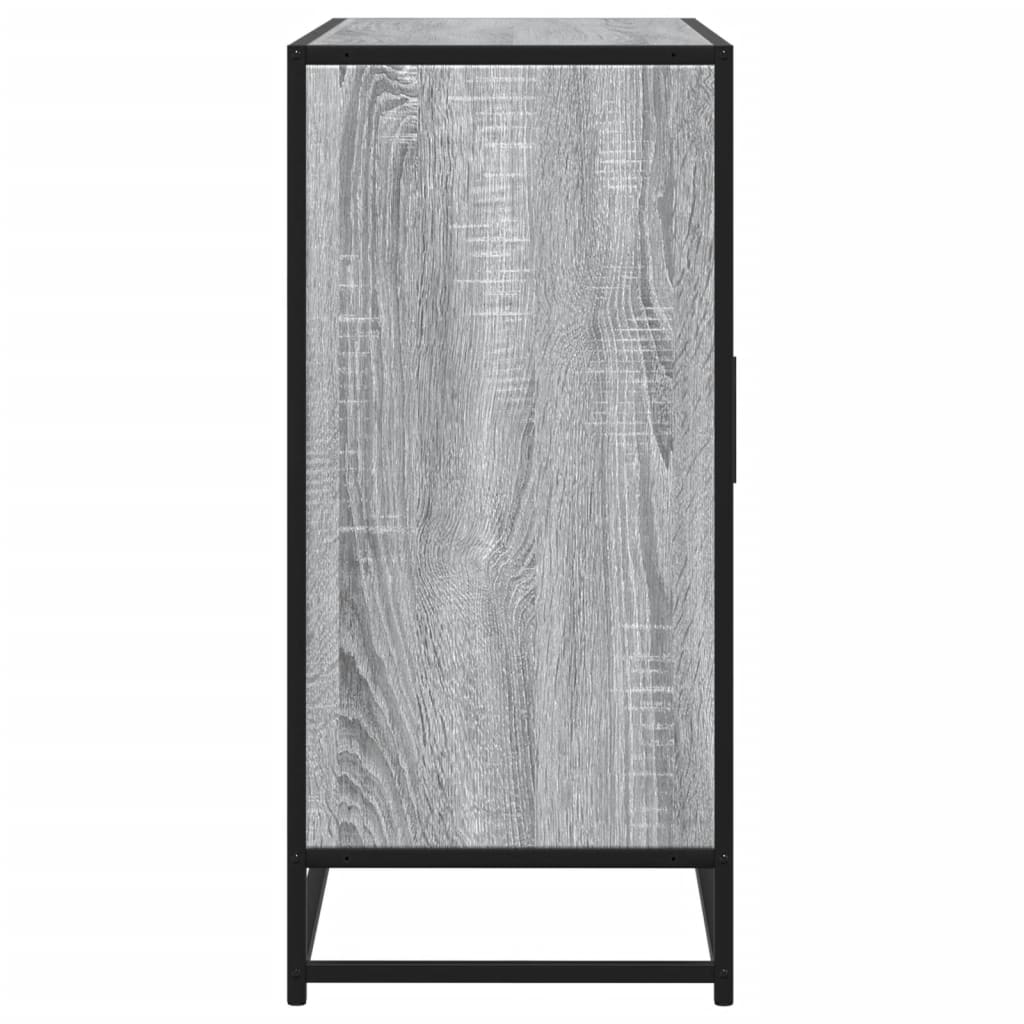 vidaXL Szafka, szary dąb sonoma, 92x35x76 cm, materiał drewnopochodny