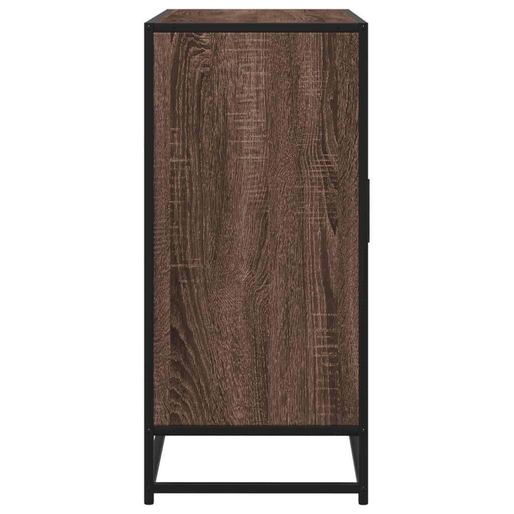 vidaXL Szafka, brązowy dąb, 92x35x76 cm, materiał drewnopochodny