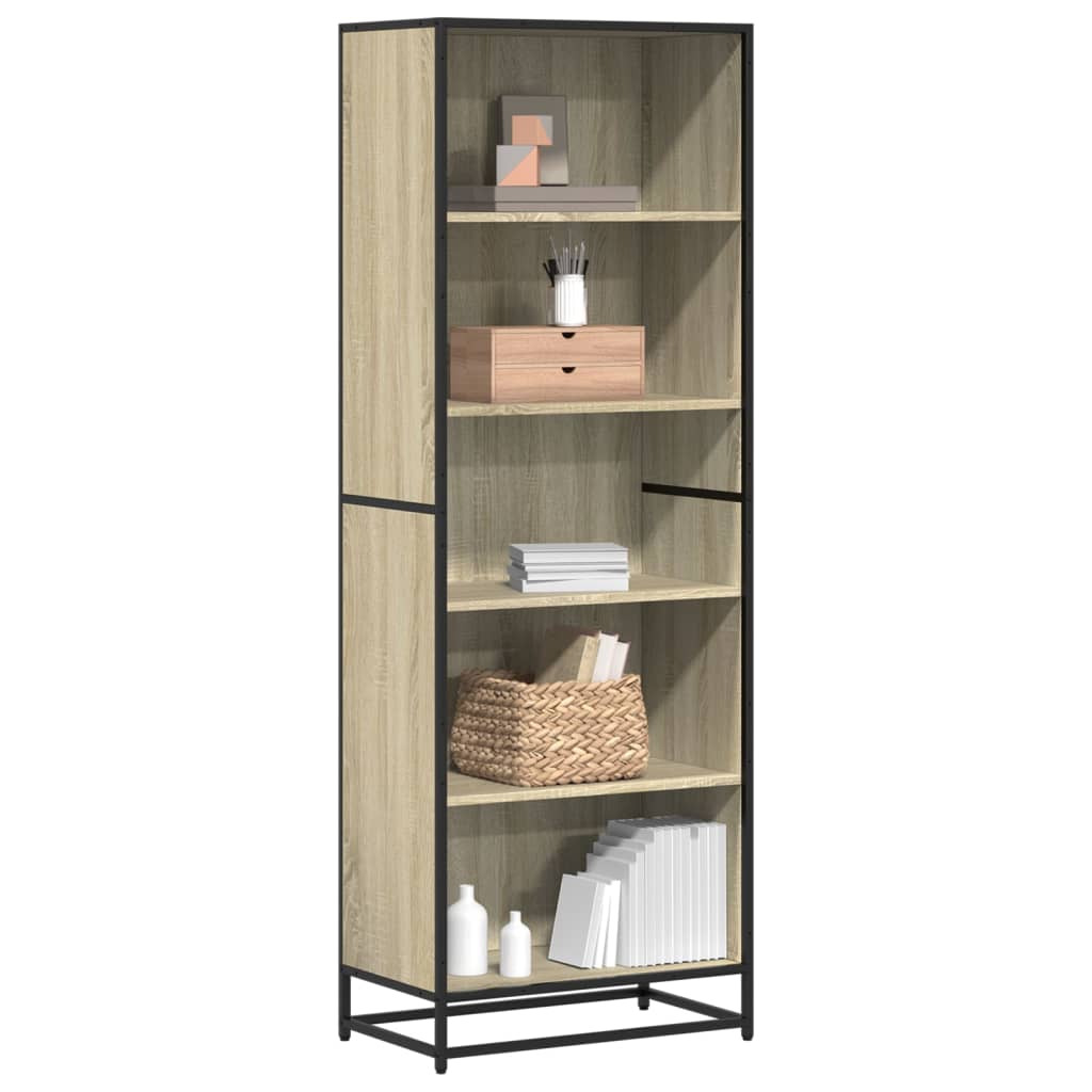 vidaXL Regał, dąb sonoma, 60x35x170,5 cm, materiał drewnopochodny