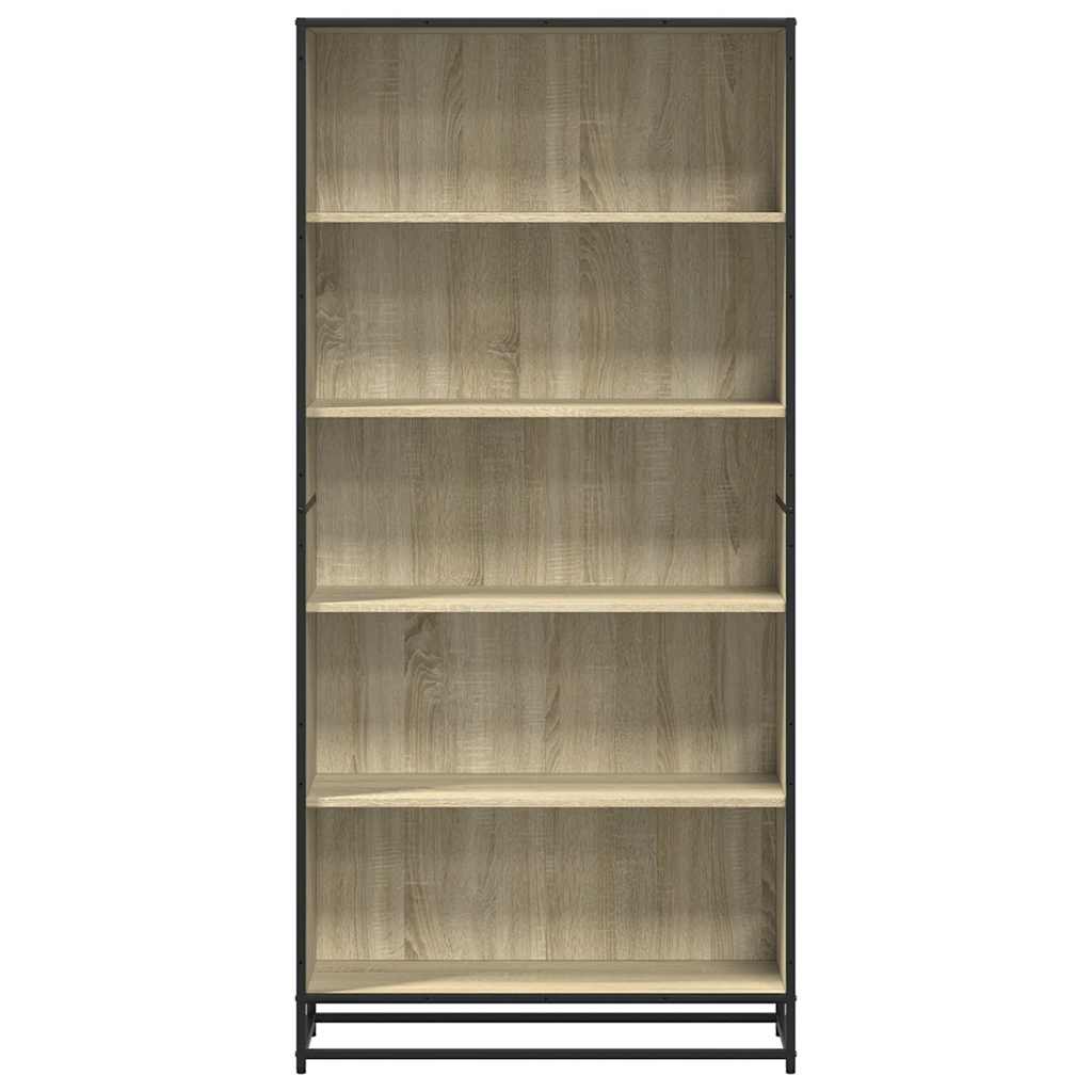 vidaXL Regał, dąb sonoma, 80,5x35x170,5 cm, materiał drewnopochodny