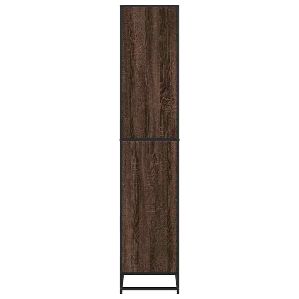 vidaXL Regał, brązowy dąb, 80,5x35x170,5 cm, materiał drewnopochodny