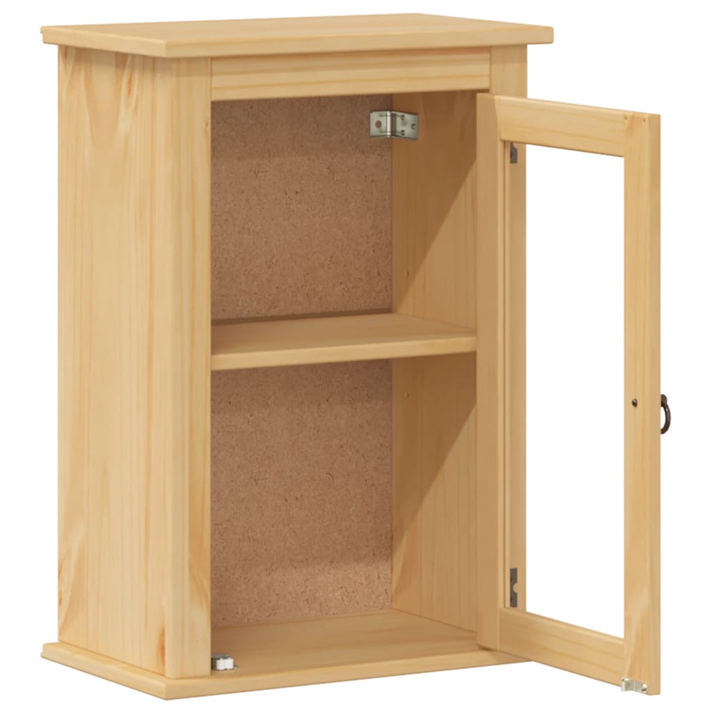 vidaXL Szafka łazienkowa Corona, 45x27x64,5 cm, lite drewno sosnowe