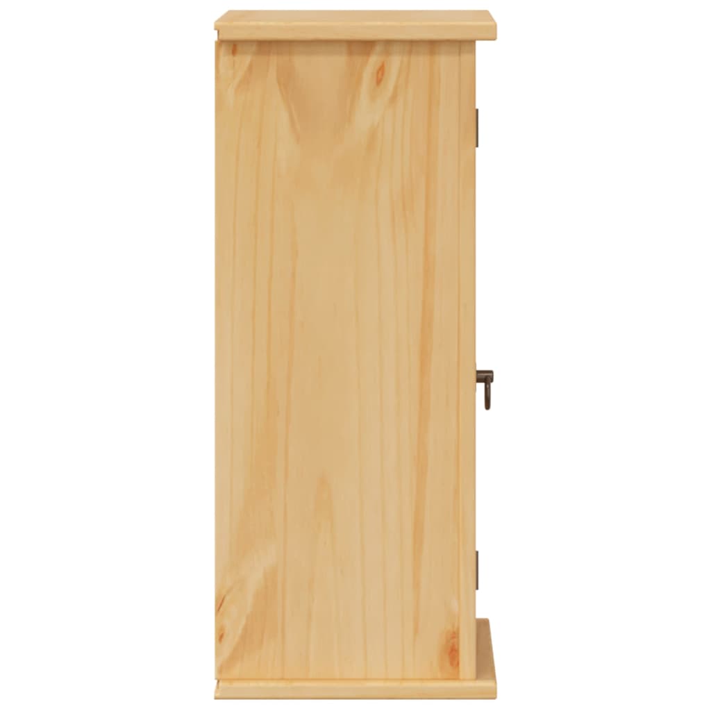 vidaXL Szafka łazienkowa Corona, 45x27x64,5 cm, lite drewno sosnowe