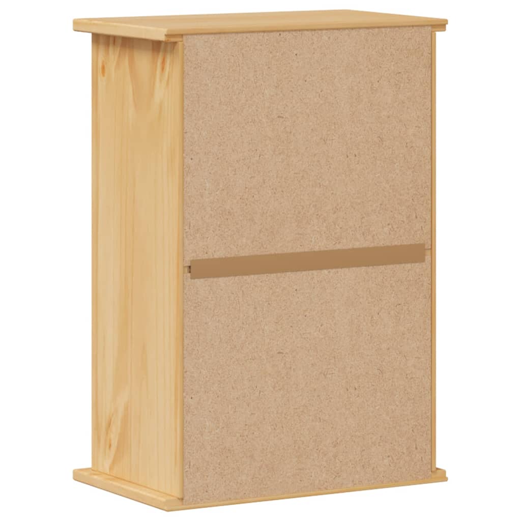 vidaXL Szafka łazienkowa Corona, 45x27x64,5 cm, lite drewno sosnowe