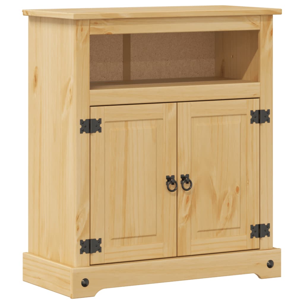 vidaXL Szafka łazienkowa Corona, 70x33x80 cm, lite drewno sosnowe