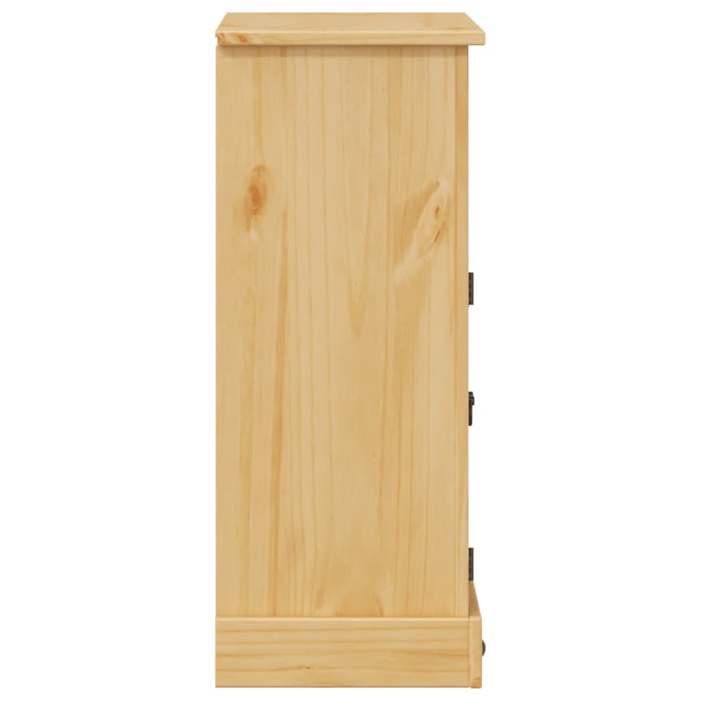 vidaXL Szafka łazienkowa Corona, 70x33x80 cm, lite drewno sosnowe