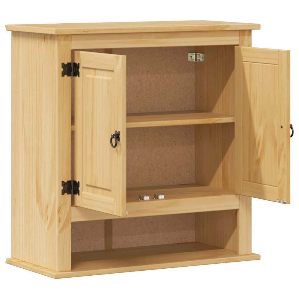 vidaXL Szafka pod umywalkę Corona, 70x33x71,5 cm, lite drewno sosnowe