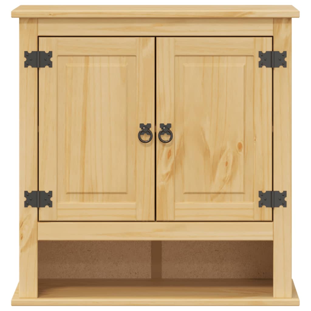 vidaXL Szafka pod umywalkę Corona, 70x33x71,5 cm, lite drewno sosnowe