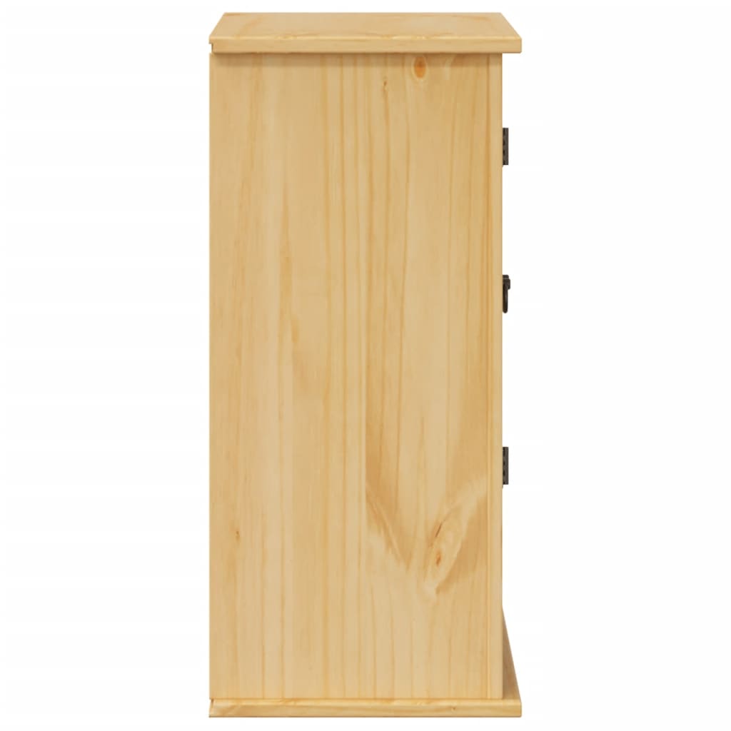 vidaXL Szafka pod umywalkę Corona, 70x33x71,5 cm, lite drewno sosnowe