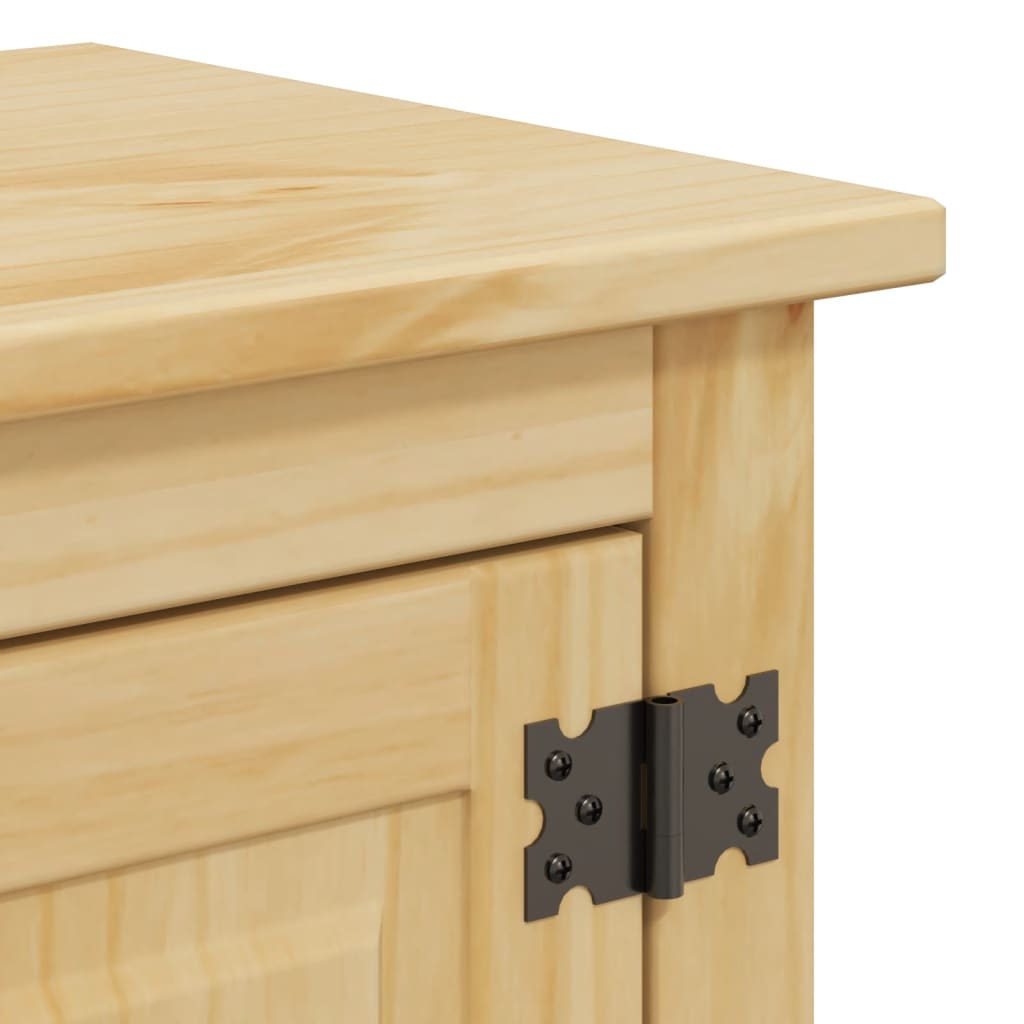 vidaXL Szafka pod umywalkę Corona, 70x33x71,5 cm, lite drewno sosnowe