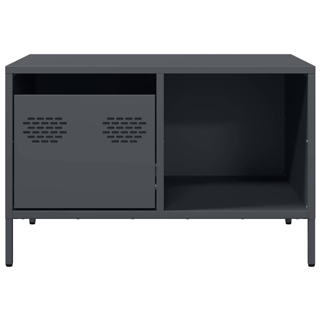 vidaXL Stolik kawowy antracyt 68,5x50x43,5 cm stal walcowana na zimno