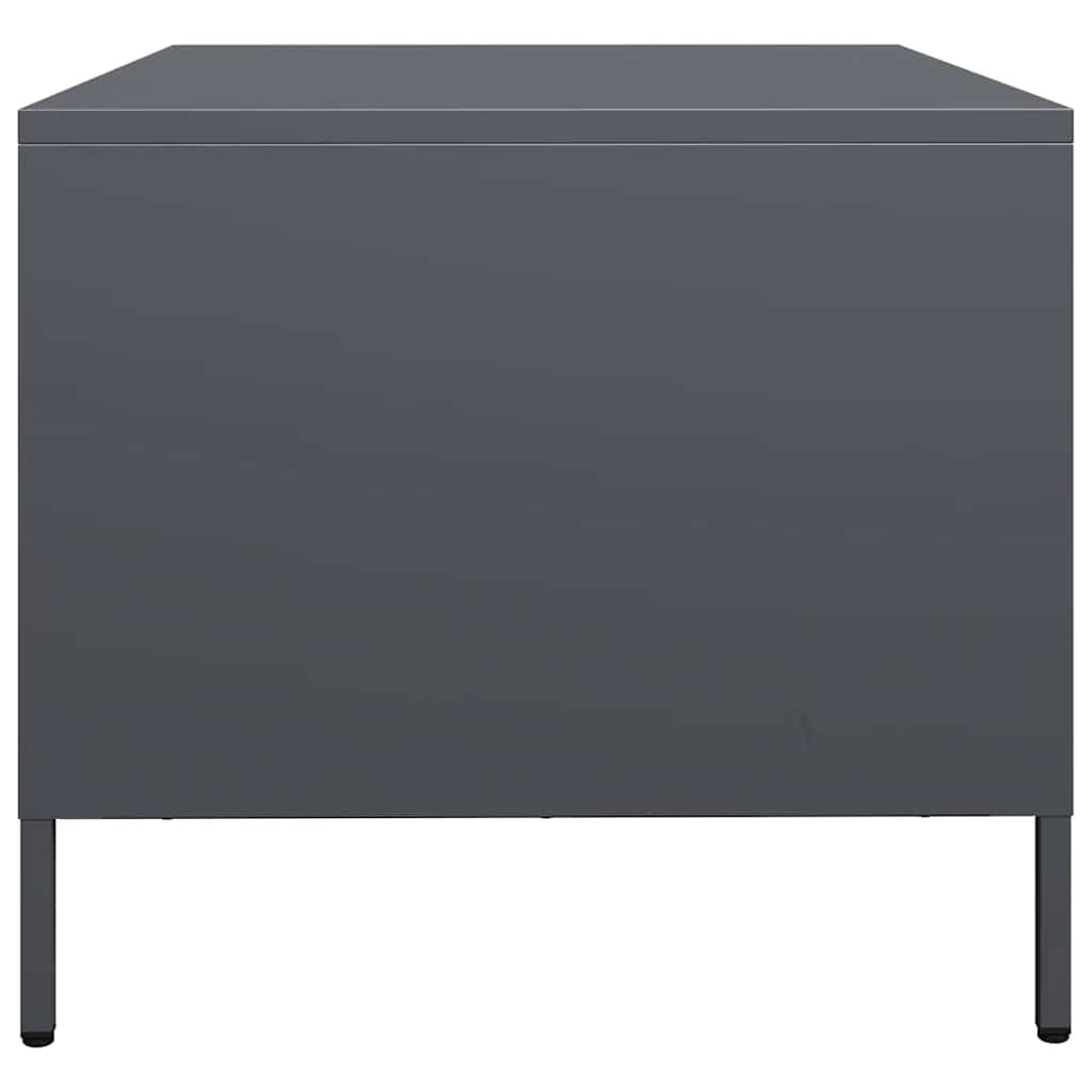 vidaXL Stolik kawowy antracyt 68,5x50x43,5 cm stal walcowana na zimno
