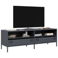 vidaXL Szafka RTV, antracyt, 135x39x43,5 cm, stal walcowana na zimno