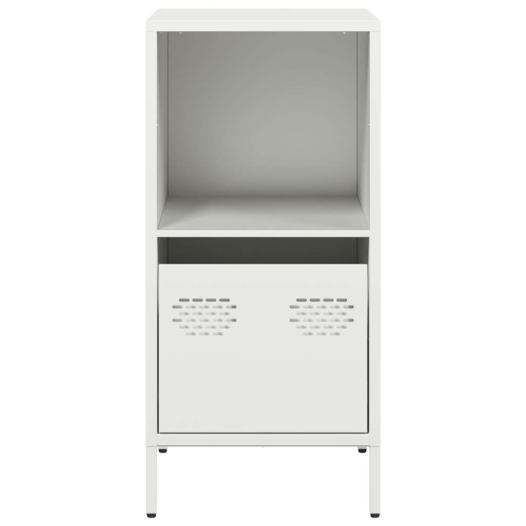 vidaXL Szafka, biała, 35x39x73,5 cm, stal walcowana na zimno