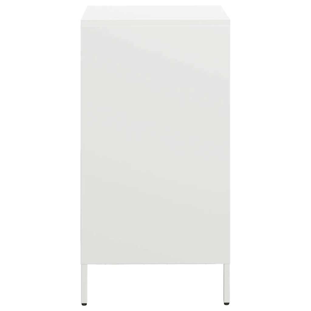 vidaXL Szafka, biała, 35x39x73,5 cm, stal walcowana na zimno
