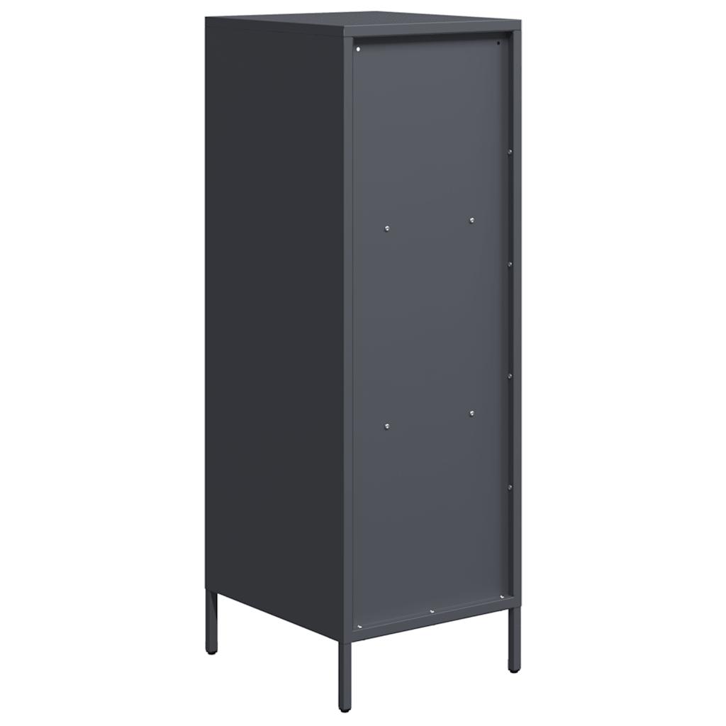 vidaXL Szafka, antracytowa, 35x39x103,5 cm, stal