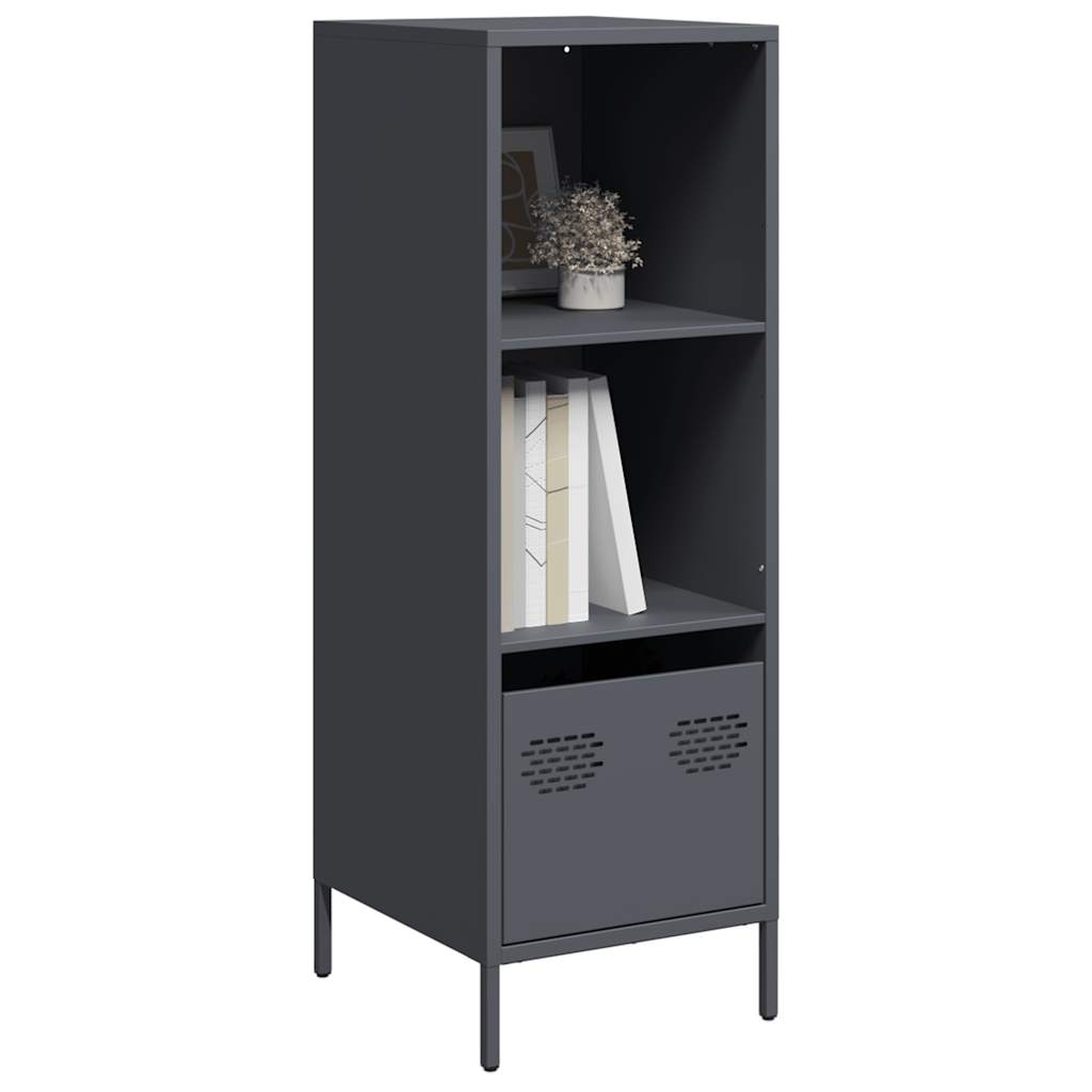 vidaXL Szafka, antracytowa, 35x39x103,5 cm, stal