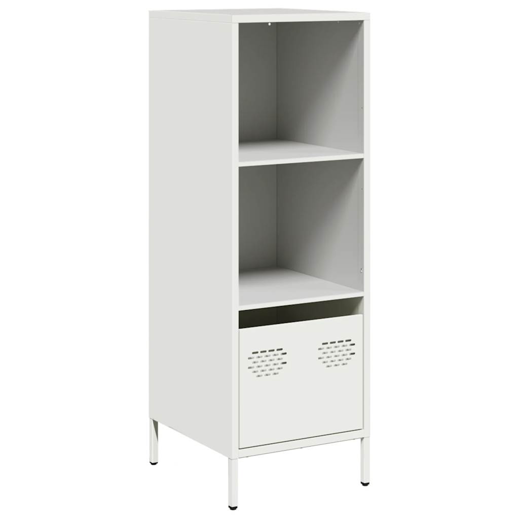 vidaXL Szafka, biała, 35x39x103,5 cm, stal