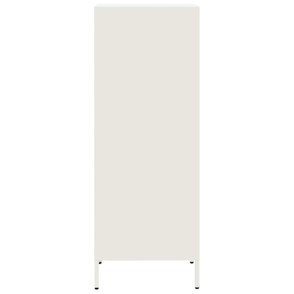 vidaXL Szafka, biała, 35x39x103,5 cm, stal
