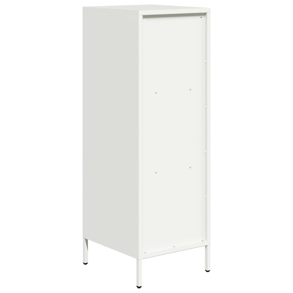 vidaXL Szafka, biała, 35x39x103,5 cm, stal