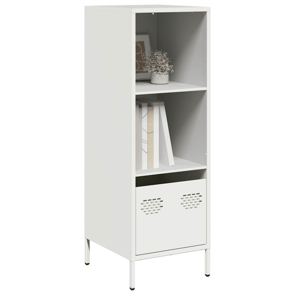vidaXL Szafka, biała, 35x39x103,5 cm, stal