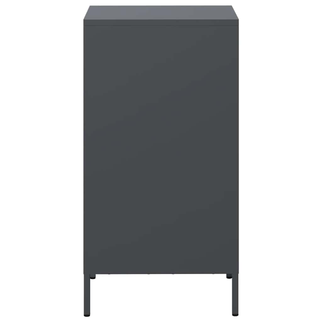 vidaXL Szafka, antracytowa, 35x39x73,5 cm, stal walcowana na zimno