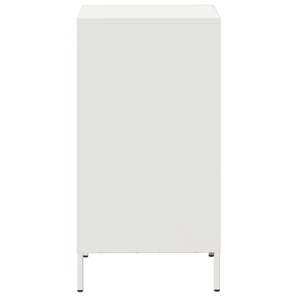 vidaXL Szafka, biała, 35x39x73,5 cm, stal walcowana na zimno