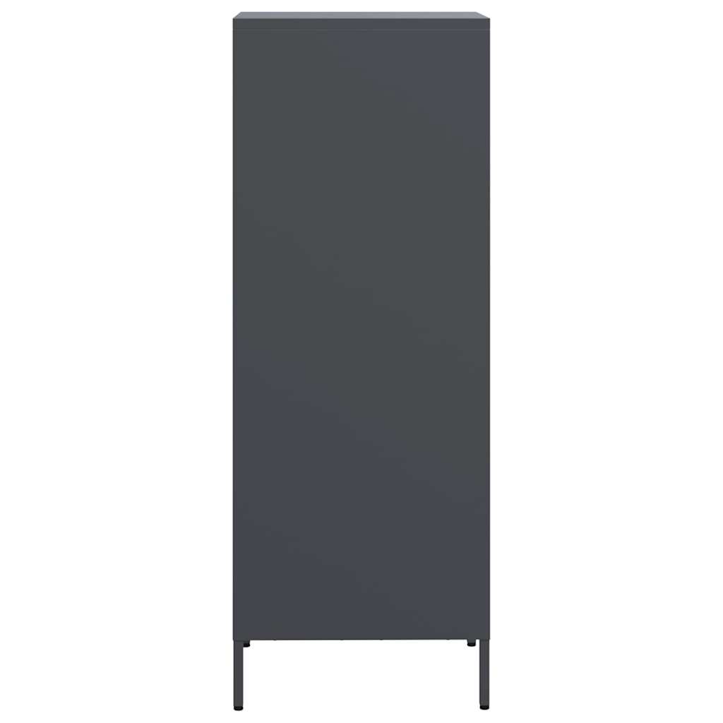 vidaXL Szafka, antracytowa, 39x35x103,5 cm, stal