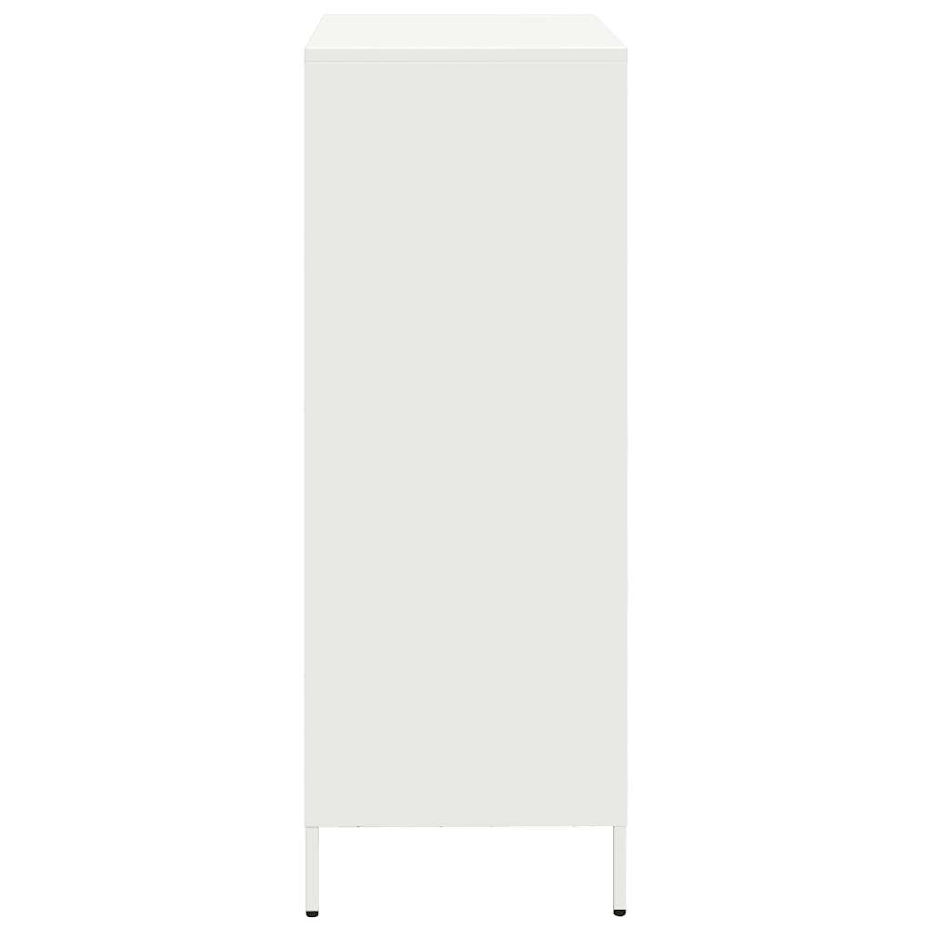 vidaXL Szafka, biała, 39x35x103,5 cm, stal