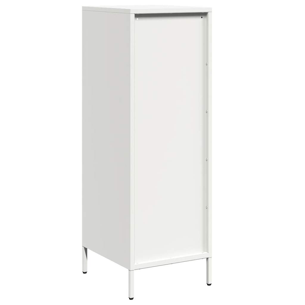 vidaXL Szafka, biała, 39x35x103,5 cm, stal