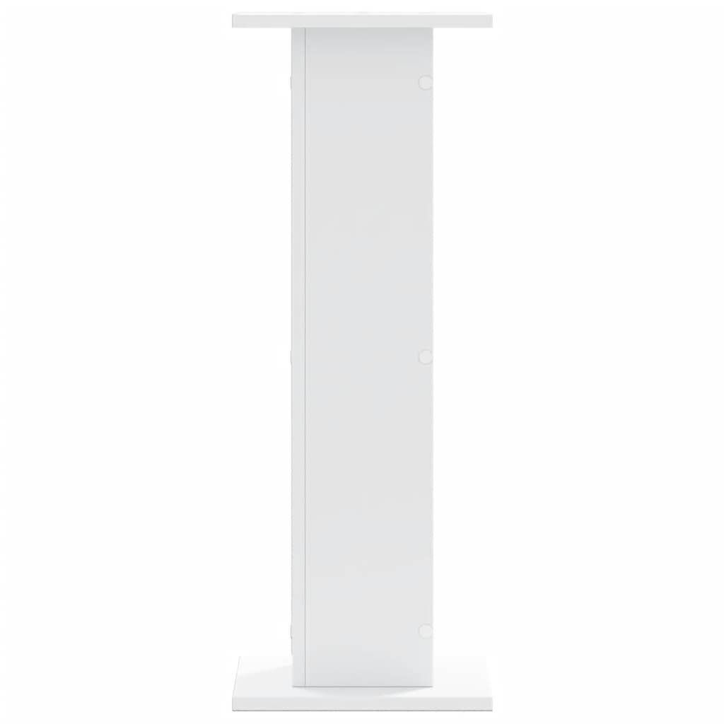 vidaXL Podstawki pod głośniki, 2 szt., białe, 30x30x80 cm