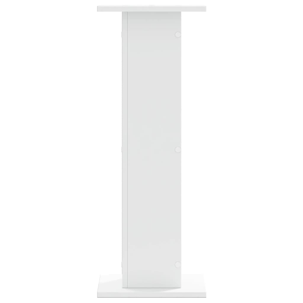 vidaXL Podstawki pod głośniki, 2 szt., białe, 30x30x80 cm