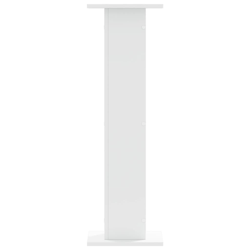 vidaXL Podstawki pod głośniki, 2 szt., białe, 30x30x95 cm