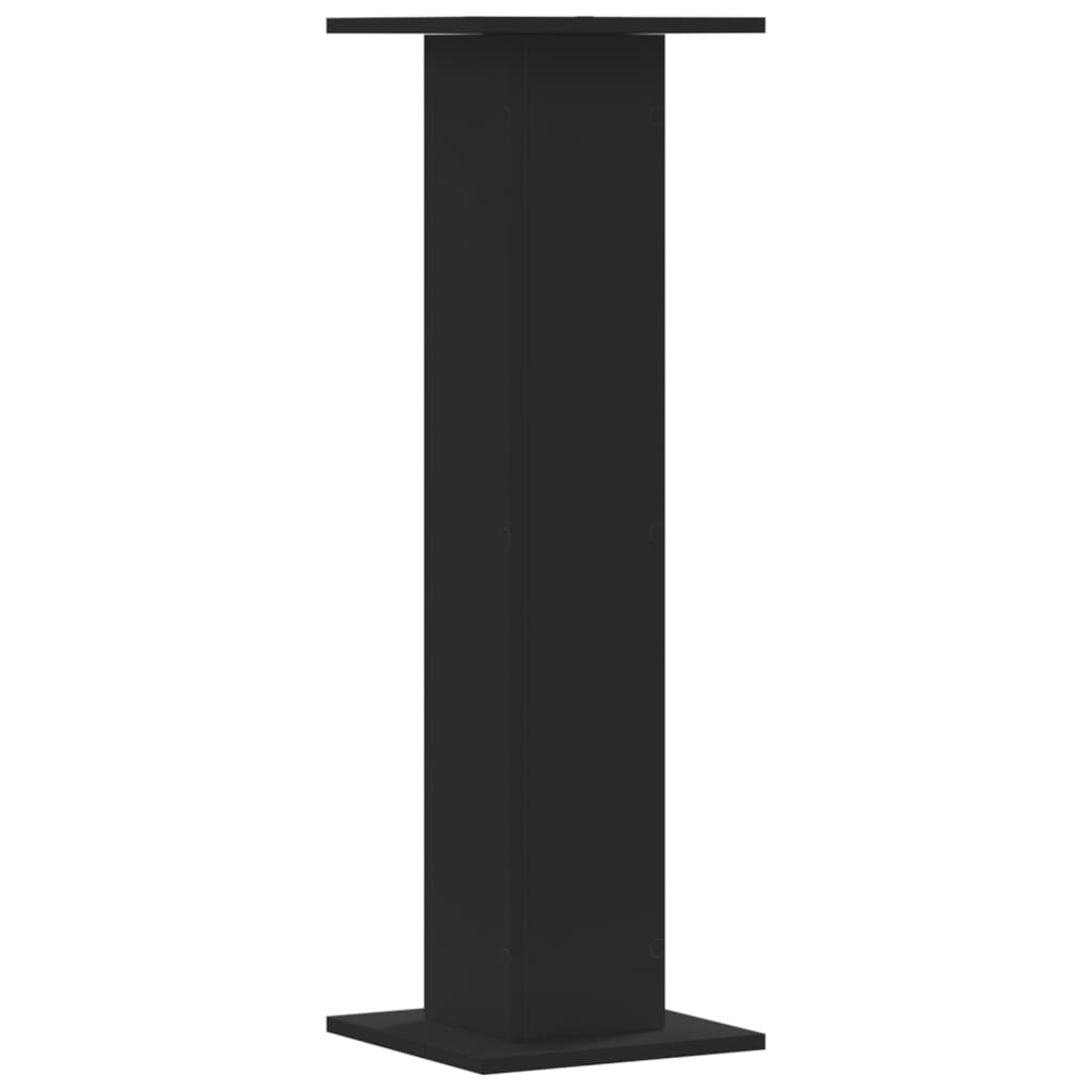 vidaXL Podstawki pod głośniki, 2 szt., czarne, 30x30x95 cm