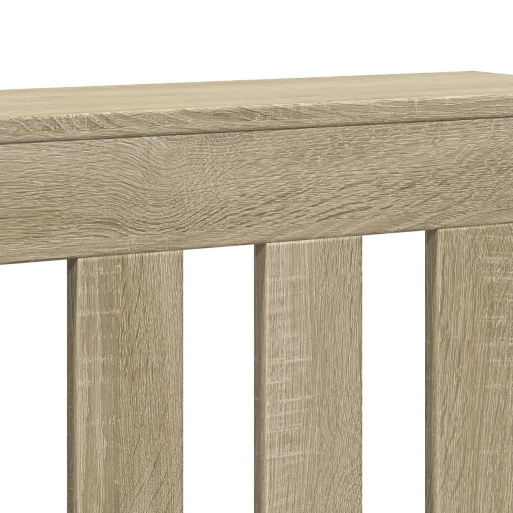 vidaXL Osłona na grzejnik, dąb sonoma, 104x20x82 cm