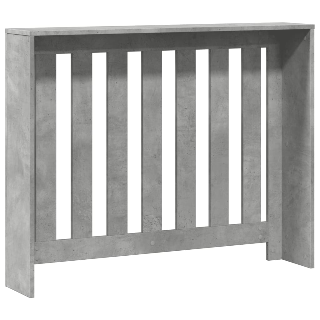 vidaXL Osłona na grzejnik, szarość betonu, 104x20x82 cm