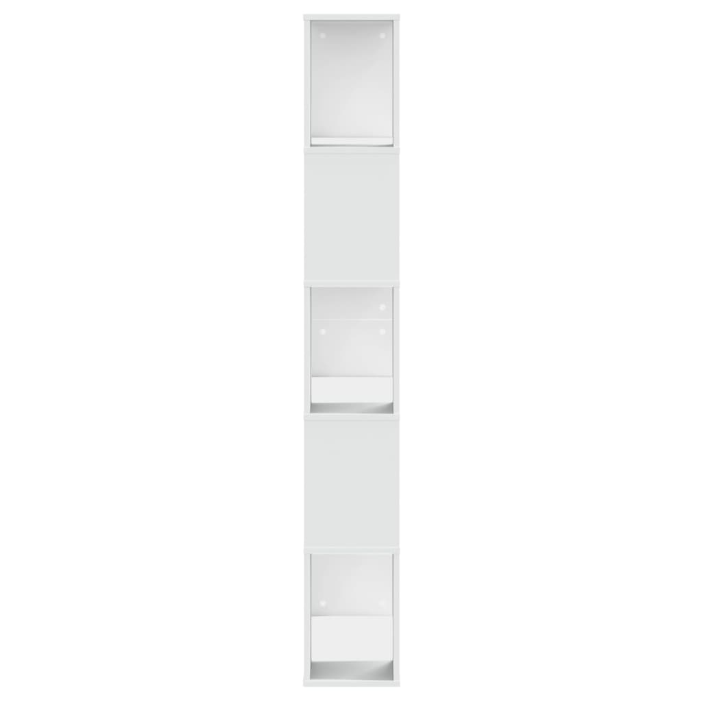 vidaXL 5-poziomowy regał, biały, 80,5x23,5x162,5 cm