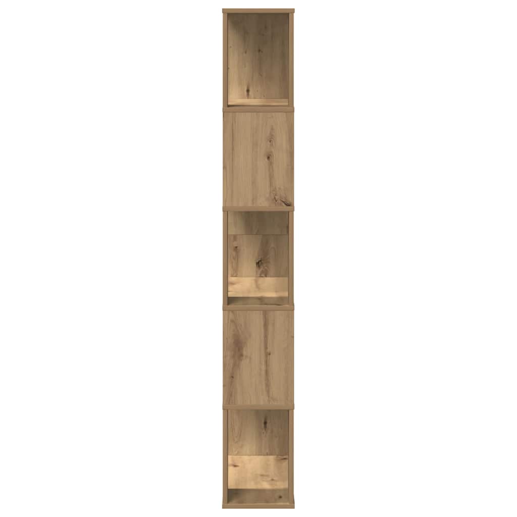 vidaXL 5-poziomowy regał, dąb artisian 80,5x23,5x162,5 cm