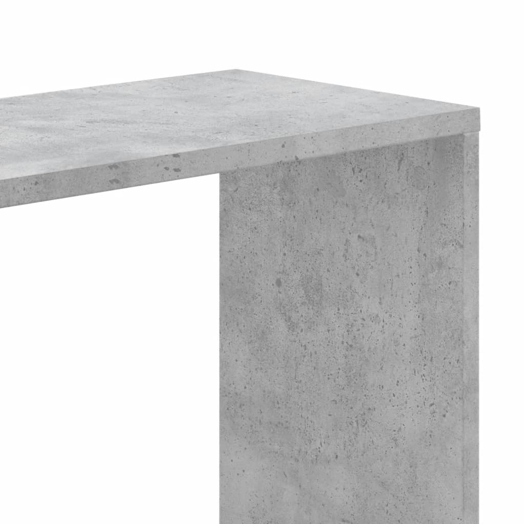 vidaXL 5-poziomowy regał na książki, szarość betonu, 45x23,5x162,5 cm