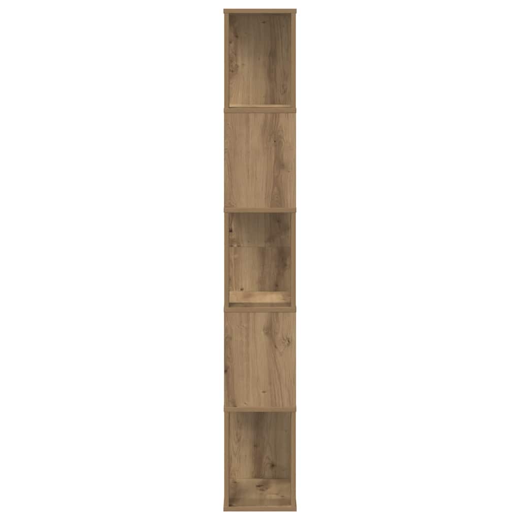 vidaXL 5-poziomowy regał, dąb artisian 45x23,5x162,5 cm