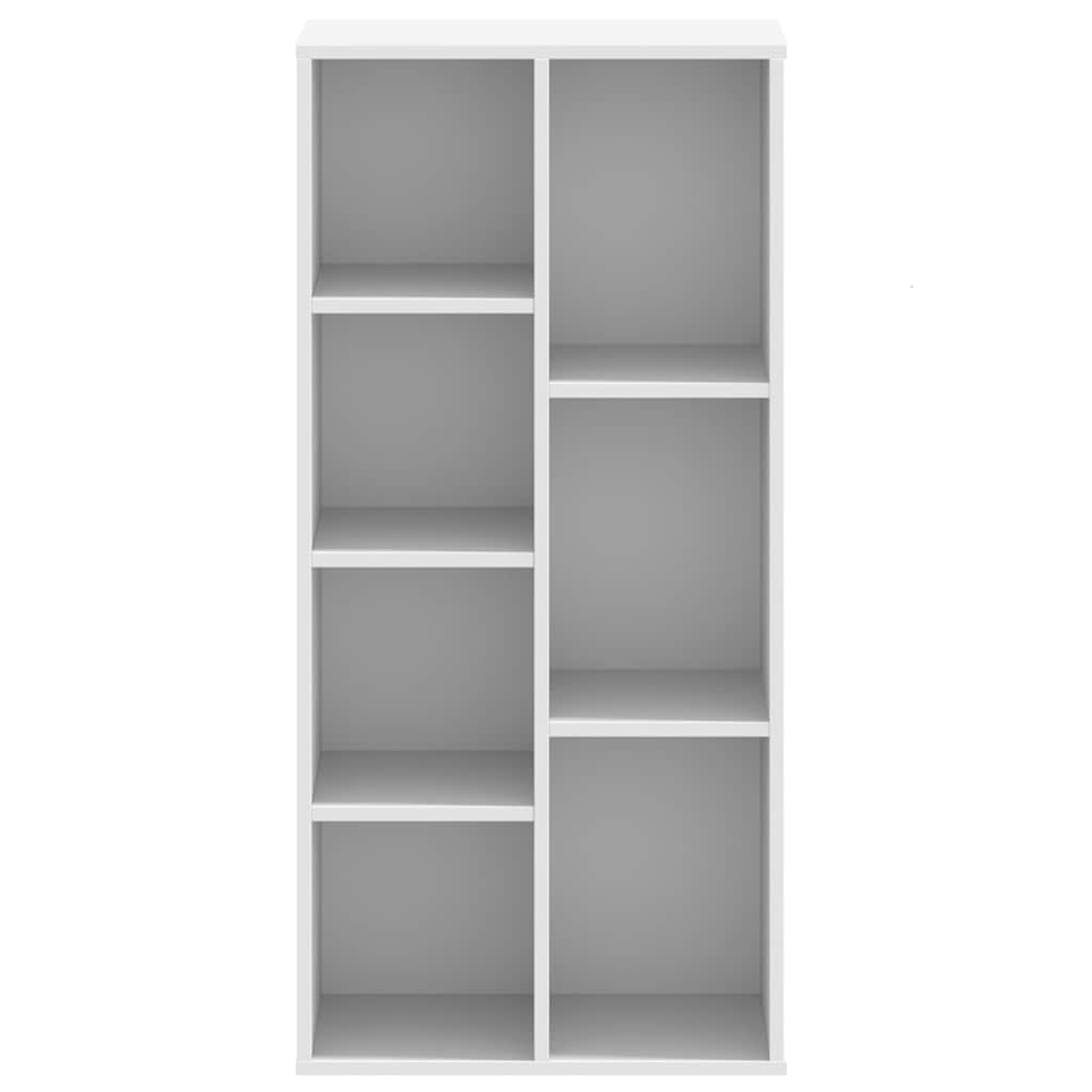 vidaXL Regał, biały, 50x25x105 cm, materiał drewnopochodny